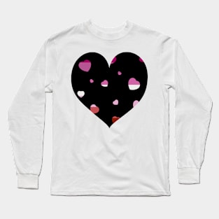 Chaotic Hearts, Pride Series - Lesbian Long Sleeve T-Shirt